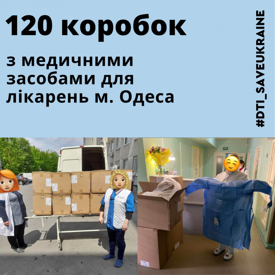 Humanitarian aid for hospitals in Odessa